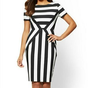 New York & Company Ponte Sheath Dress